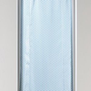 Blancheporte Voálová záclonka s potlačou tyrkysová 60x120cm