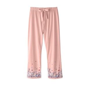 Blancheporte Krátke pyžamové nohavice s kvetinovou potlačou ružová 50
