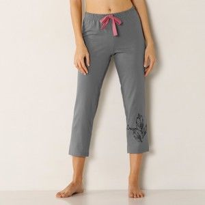 Blancheporte 7/8 pyžamové nohavice s pierkami sivá 42/44