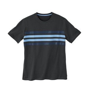 Blancheporte Pyžamové tričko s krátkymi rukávmi antracitová 137/146 (4XL)