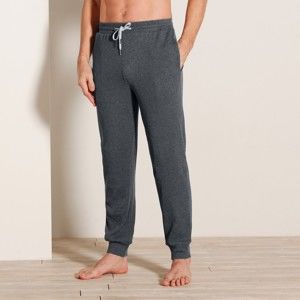 Blancheporte Pyžamové nohavice s plastickým vzorom antracitová 56/58