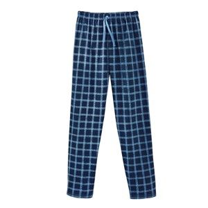 Blancheporte Pyžamové nohavice, kockované indigo/modrá 56/58