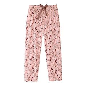 Blancheporte 3/4 pyžamové nohavice s kvetovanou potlačou ružová 42/44