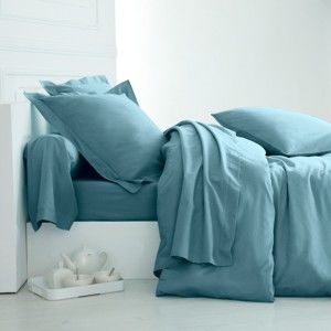 Blancheporte Jednofarebná posteľná bielizeň, bavlna zn. Colombine cedrová napínacie plachta 180x200cm
