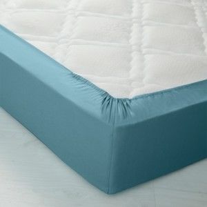 Blancheporte Jednofarebná napínacia posteľná plachta, bavlna cedrová napínacia plachta 90x190cm