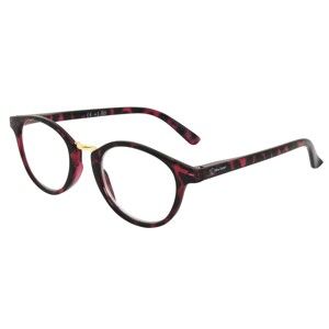 Blancheporte Dámske okuliarové lupy na čítanie bordó/černá 3,5 dioptrií
