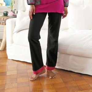 Blancheporte Pyžamové nohavice, jednofarebné alebo s potlačou čierna 34/36
