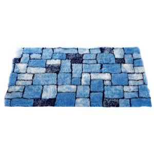 Blancheporte Kúpeľňová predložka, Mozaika modrá WC 50x40cm