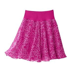 Blancheporte Rozšírená sukňa s potlačou kvetín purpurová 42