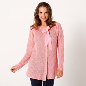 Blancheporte Asymetrický sveter ružová 52