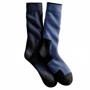 Blancheporte Pracovné ponožky, sada 2 páry nám. modrá+džínsová 43/46