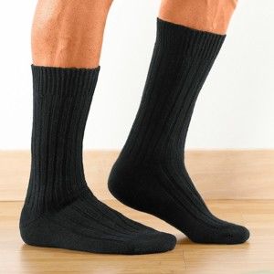 Blancheporte Pracovné ponožky Labonal, sada 2 páry čierna 39/42