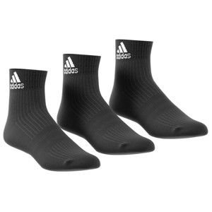 Blancheporte Členkové ponožky Adidas "Ankle Crew", sada 3 párov čierne 35/38