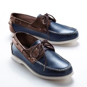 Blancheporte Vychádzkové topánky nám.modrá/gaštanová 45