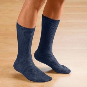 Blancheporte Pánske ponožky, sada 2 páry nám.modrá 48/50