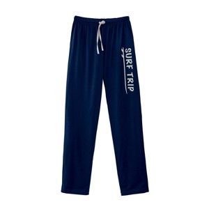 Blancheporte Jednofarebné pyžamové nohavice, bavlna nám.modrá 72/74