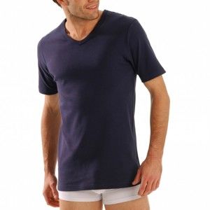 Blancheporte Termo tričko s výstrihom do "V", 2 ks nám.modrá 101/108 (XL)