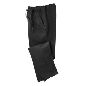Blancheporte Meltonové nohavice, rovný spodný lem čierna 60/62