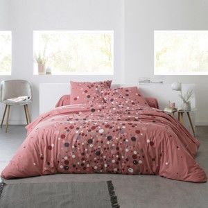 Blancheporte Obliečky Bublinky, bavlna, zn. Colombine ružová pudrová klasická plachta 180x290cm