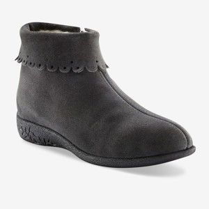 Blancheporte Členkové topánky s ohrnutím sivá 36