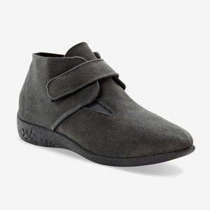 Blancheporte Členkové topánky na suchý zips sivá 40