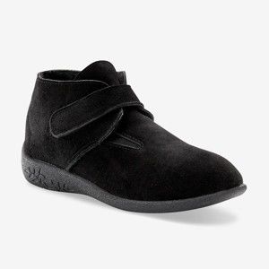 Blancheporte Členkové topánky na suchý zips čierna 40
