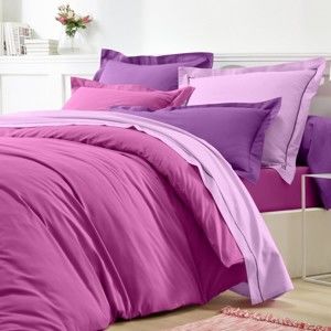 Blancheporte Jednofarebná posteľná bielizeň, polybavlna levanduľová obliečka na prikr. 240x220cm