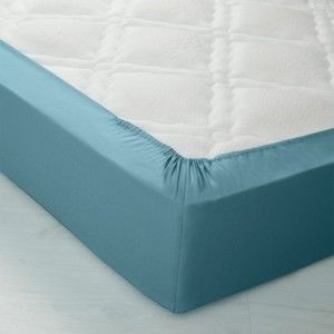 Blancheporte Jednofarebná napínacia posteľná plachta, bavlna cedrová napínacia plachta 180x200cm