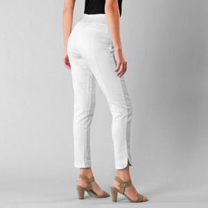 Blancheporte 7/8 ultra strečové nohavice biela 44