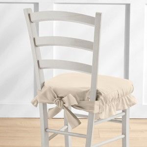 Blancheporte Jednofarebný poťah na stoličku z plátna bachette ražná súpr. 2ks 40x40cm