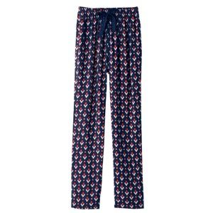 Blancheporte Pyžamové nohavice s potlačou kosoštvorcov, viskóza potlač grafity 54
