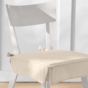 Blancheporte Sedáky na stoličky, s volánikmi, 2 ks ražná 2x40x40cm