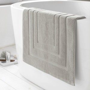 Blancheporte Kúpeľňový koberček, bavlna sivá 50X75cm