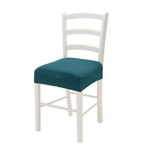 Blancheporte Pružný poťah na stoličku tyrkysová modrá sedák