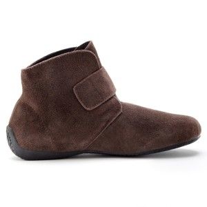 Blancheporte Členkové topánky na suchý zips čokoládová 36