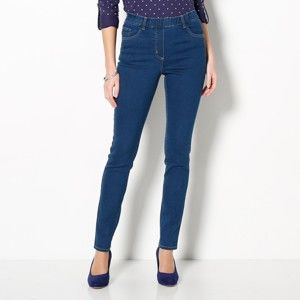 Blancheporte Ultra strečové úzke džínsy modrá 42