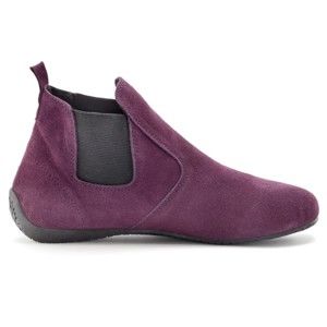 Blancheporte Kožené členkové topánky purpurová 38