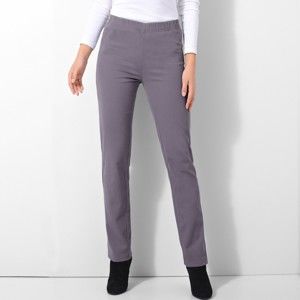 Blancheporte Tvarujúce nohavice, efekt plochého bruška fialovosivá 36