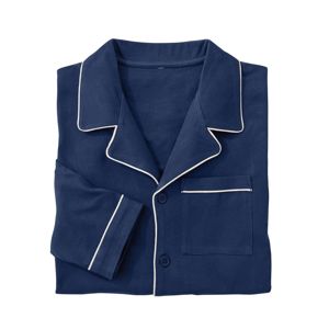 Blancheporte Jednofarebné pyžamo námornická modrá 87/96 (M)
