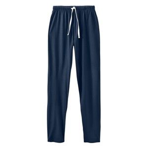 Blancheporte Jednofarebné pyžamové nohavice nám.modrá 64/66