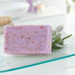 Blancheporte Peelingové mydlo s levanduľovým olejom, 2 ks levanduľová súpr. 2 ks