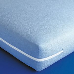 Blancheporte Pružný poťah na matrac, výška matraca 25 cm modrá 60x120cm