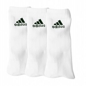 Blancheporte Biele ponožky "crew" zn. Adidas, súprava 3 párov biela 37/39