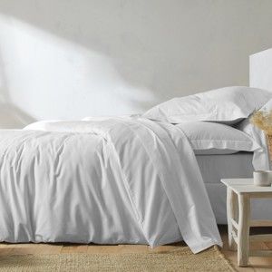 Blancheporte Jednofarebná posteľná bielizeň, zn. Colombine, bio bavlna biela obliečka na prikrývku240x220cm