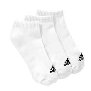 Blancheporte Biele nízke ponožky zn. Adidas, súprava 3 párov biela 37/39