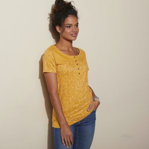 Blancheporte Tuniské tričko s potlačou medová 52