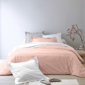 Blancheporte Jednofarebná posteľná bielizeň perkál, zn. Colombine ružová pudrová obliečka na vank. 63x63cm+ lem