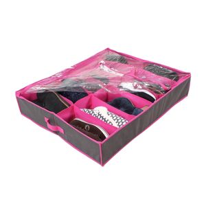 Blancheporte Organizér-zásuvka na topánky (na 12 párov) sivá/ružová