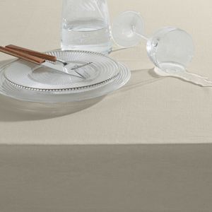 Blancheporte Obrus s teflónovou úpravou, bavlna-ľan, zn. Colombine prírodná 150x300cm