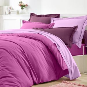 Blancheporte Jednofarebná posteľná bielizeň, polybavlna indická ružová obliečka na prikrývku140x200cm